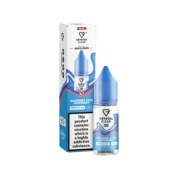 Load image into Gallery viewer, Crystal Clear 10mg Nic Salt E-Liquid 10ml (50VG/50PG)
