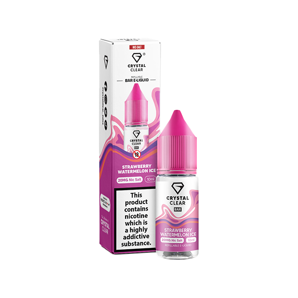 Crystal Clear 10mg Nic Salt E-Liquid 10ml (50VG/50PG)