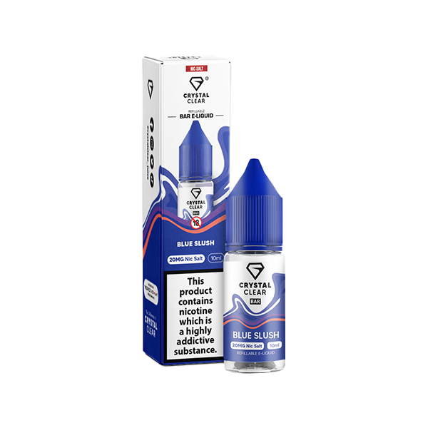 Crystal Clear 10mg Nic Salt E-Liquid 10ml (50VG/50PG)