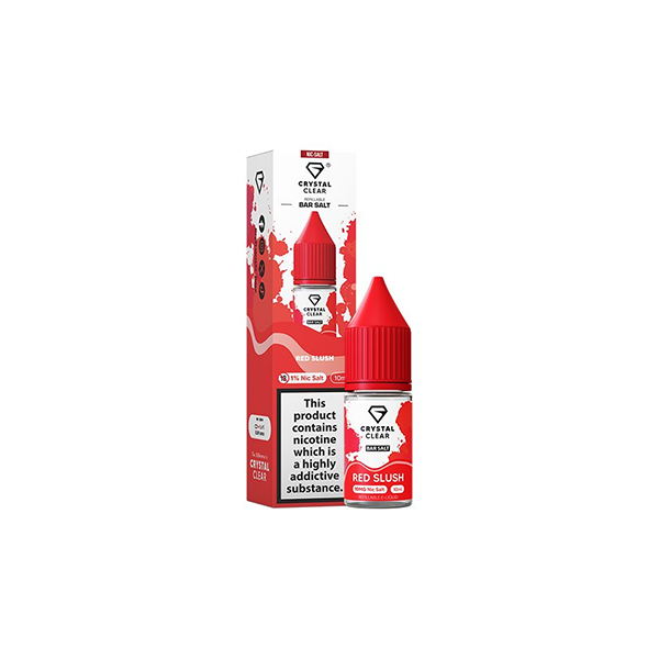 20mg Crystal Clear Nic Salt E-Liquid 10ml (Balanced 50VG/50PG)
