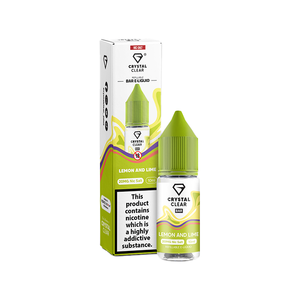 20 mg kristallklares Nic Salt E-Liquid 10 ml (ausgewogen 50VG/50PG)