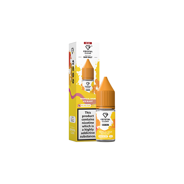 20mg Crystal Clear Nic Salt E-Liquid 10ml (Balanced 50VG/50PG)