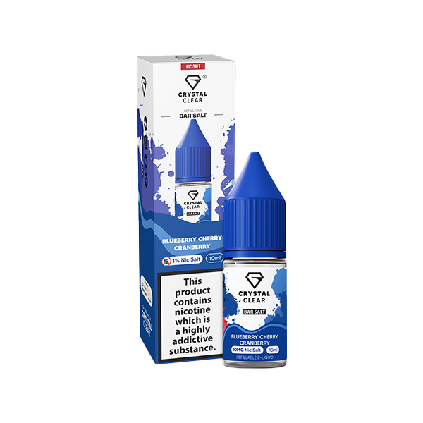 Load image into Gallery viewer, 20mg Crystal Clear Nic Salt E-Liquid 10ml (Balanced 50VG/50PG)
