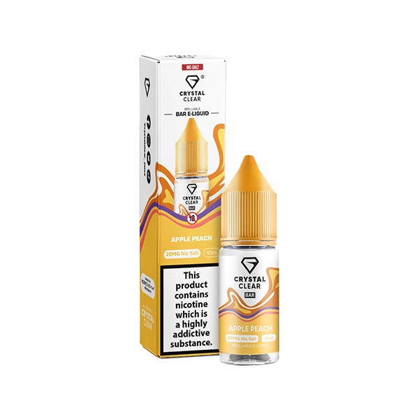 20mg Crystal Clear Nic Salt E-Liquid 10ml (Balanced 50VG/50PG) - 20mg Nic Salt E-Liquids