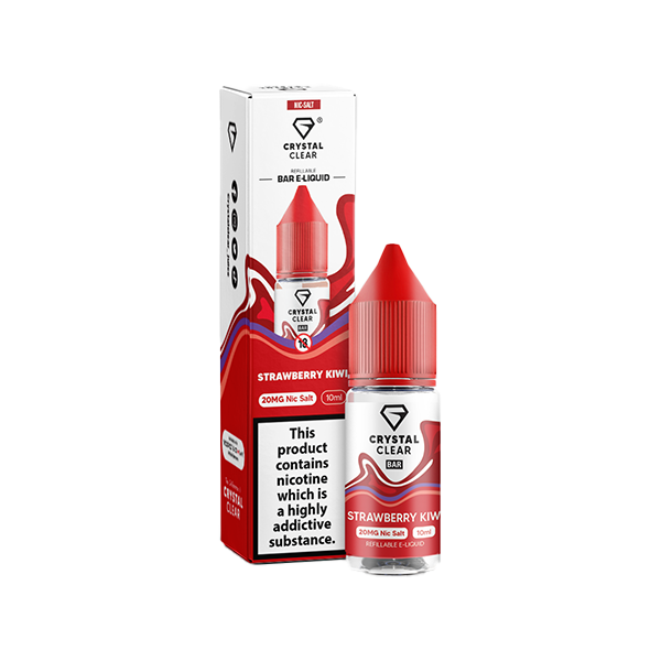 20mg Crystal Clear Nic Salt E-Liquid 10ml (Balanced 50VG/50PG)