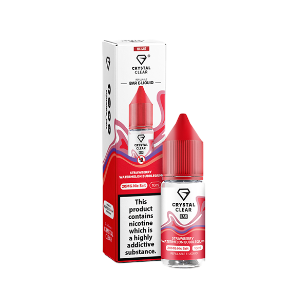 Crystal Clear 10mg Nic Salt E-Liquid 10ml (50VG/50PG)
