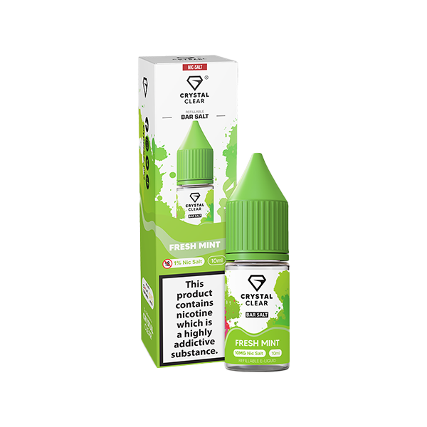 20mg Crystal Clear Nic Salt E-Liquid 10ml (Balanced 50VG/50PG)