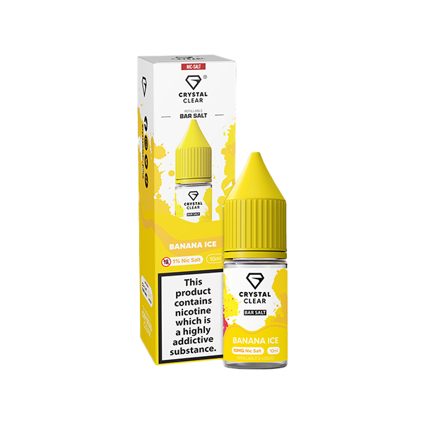 Crystal Clear 10mg Nic Salt E-Liquid 10ml (50VG/50PG)