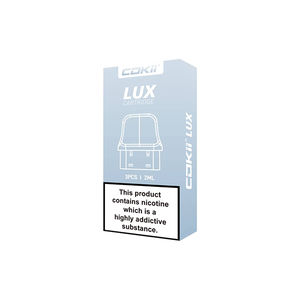 Cápsulas de reposição Cokii Lux 2ml - 3 unidades (0,6Ohm, 0,8Ohm, 1,0Ohm)