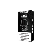 Carregue a imagem no visualizador da Galeria, Cápsulas de reposição Cokii Lux 2ml - 3 unidades (0,6Ohm, 0,8Ohm, 1,0Ohm)
