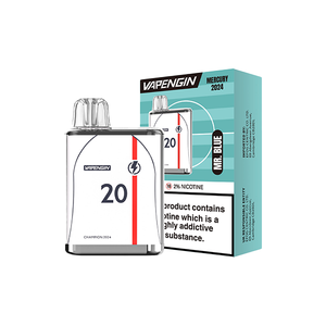 20 mg Vapengin Mercury Euro 2024-editie Wegwerpvape-apparaat 600 trekjes