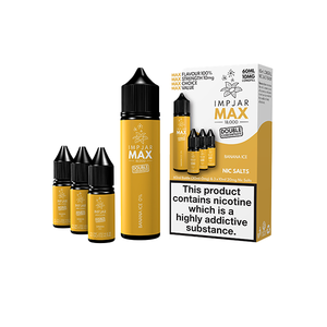 Imp Jar Max 60 ml Longfill avec 3 boosters de sel de nicotine - Personnalisez votre expérience de vapotage