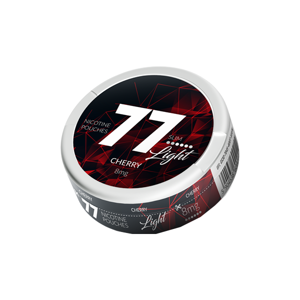 77 sachets de nicotine Slim Light - 8 mg, 20 sachets discrets