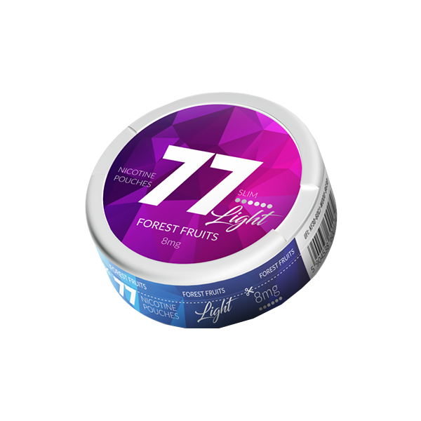 77 sachets de nicotine Slim Light - 8 mg, 20 sachets discrets