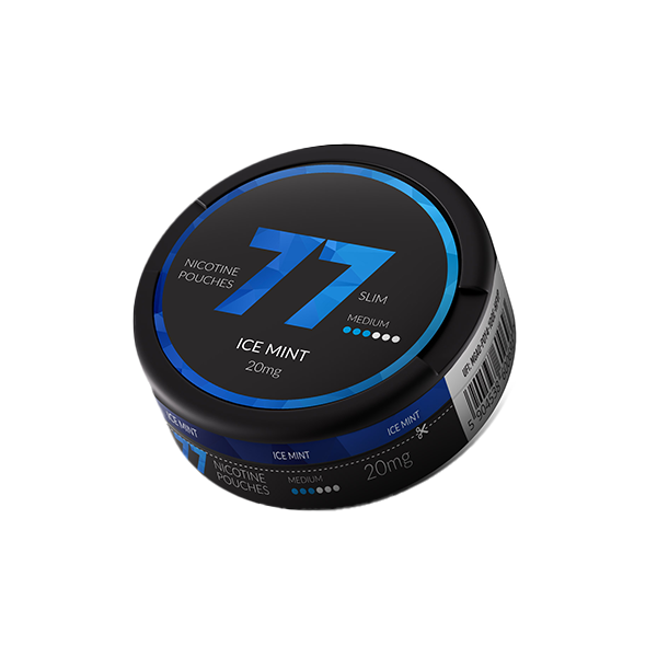 77 Slim Medium Nicotine Pouches - 20mg Strength, 20 Pouches - Variety of Flavours