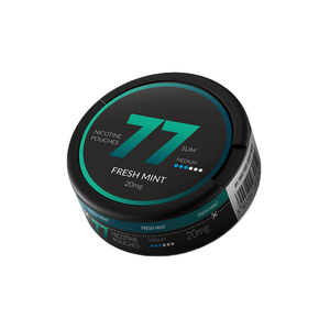 77 Slim Medium Nicotine Pouches - 20mg Strength, 20 Pouches - Variety of Flavours