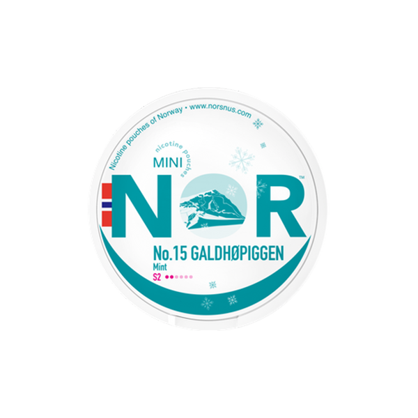 8mg NOR Slim Nicotine Pouches - 20 Discreet Packs - Nicotine Pouches