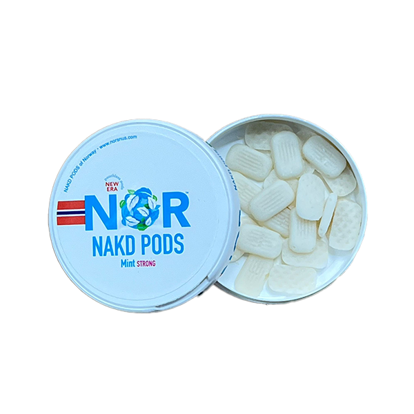 Load image into Gallery viewer, 14mg NOR Strong NAKD Mint Pods - 20 Dissolvable Pods
