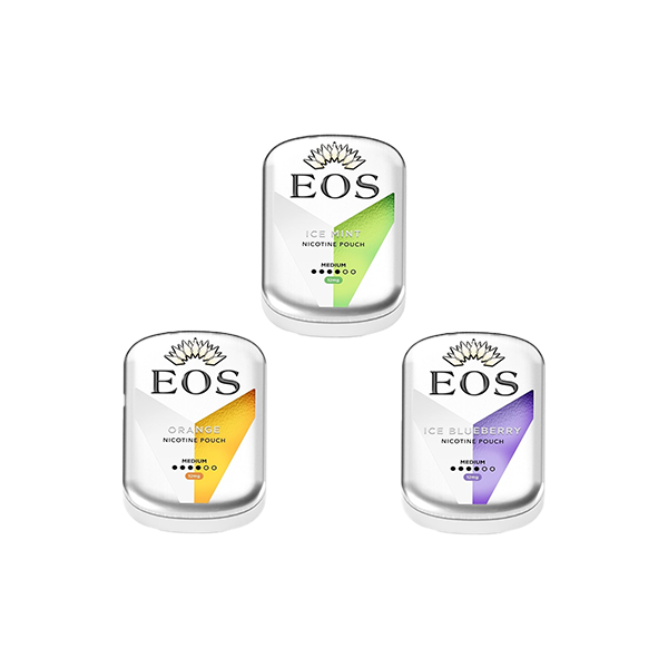 EOS Sachets de nicotine 12 mg saveur menthe et fruits - 20 sachets fins