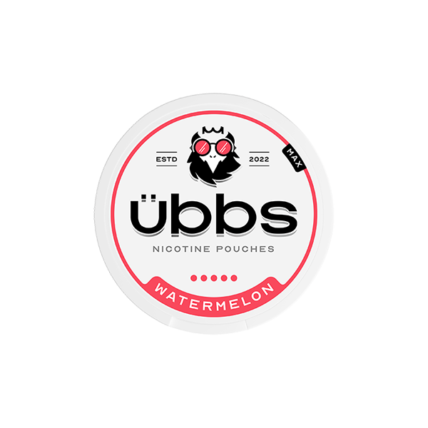 14mg Übbs Watermelon Chill Max Strength Nicotine Pouches - 20 Pouches