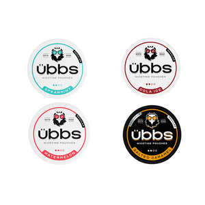 Value Pack: 40 Cans of 6mg Ubbs Nicotine Pouches - Try 4 Delicious Flavors!