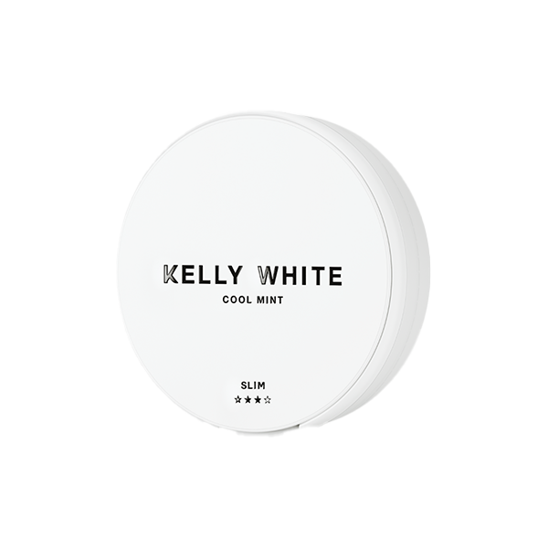 15mg Kelly White Slim Cool Mint Nicotine Pouches - 20 Tobacco-Free Pouches