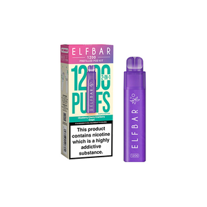 Kit de dosettes préremplies rechargeables ELF Bar 1200 - 20 mg de sel de nicotine, 1200 bouffées, saveurs multiples