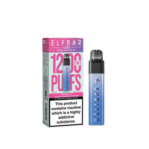 Kit de dosettes préremplies rechargeables ELF Bar 1200 - 20 mg de sel de nicotine, 1200 bouffées, saveurs multiples