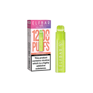 ELF Bar 1200 Puff Rechargeable Pod Kit - 20mg Nicotine, Dual Flavor Options