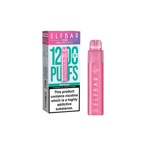 ELF Bar 1200 Puff Rechargeable Pod Kit - 20mg Nicotine, Dual Flavor Options