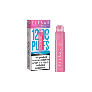 Kit de dosettes préremplies rechargeables ELF Bar 1200 - 20 mg de sel de nicotine, 1200 bouffées, saveurs multiples