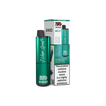Load image into Gallery viewer, IVG 2400 Puffs Disposable Vape - 20mg Salt Nicotine - 4 Flavors in 1 Device
