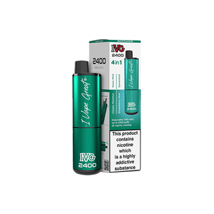 IVG 2400 Puffs Disposable Vape - 20mg Salt Nicotine - 4 Flavors in 1 Device