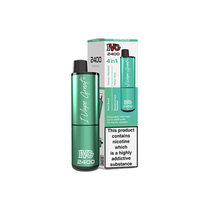 IVG 2400 Puffs Disposable Vape - 20mg Salt Nicotine - 4 Flavors in 1 Device