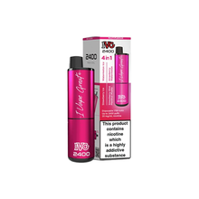 Load image into Gallery viewer, IVG 2400 Puffs Disposable Vape - 20mg Salt Nicotine - 4 Flavors in 1 Device

