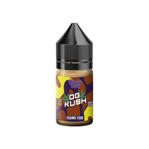 E-líquido de CBD de espectro completo con infusión de terpeno Purple Dank de 750 mg, 30 ml (COMPRE 1 Y OBTENGA 1 GRATIS)