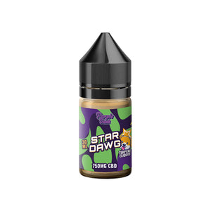 E-líquido de CBD de espectro completo con infusión de terpeno Purple Dank de 750 mg, 30 ml (COMPRE 1 Y OBTENGA 1 GRATIS)