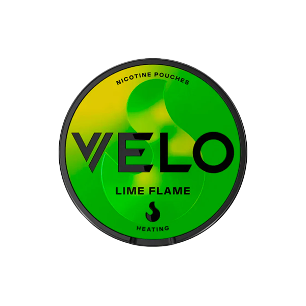 8mg Velo Slim Lime Flame Nicotine Pouches - 20 Medium Strength Pouches