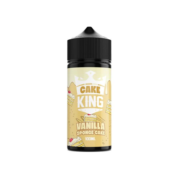 Cake King 100ml Nicotine-Free Shortfill E-Liquid (70VG/30PG)