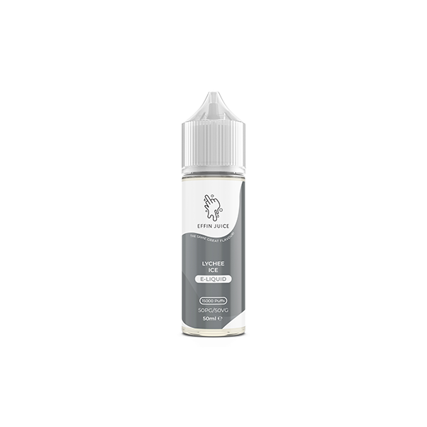 Nicotine-Free EFFIN Juice 50ml Shortfill - Customizable 50VG/50PG Blend