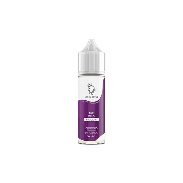 Nicotine-Free EFFIN Juice 50ml Shortfill - Customizable 50VG/50PG Blend