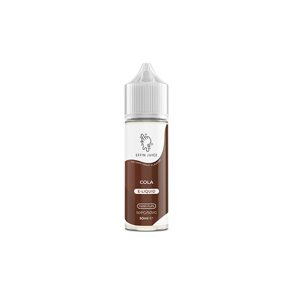 Nicotine-Free EFFIN Juice 50ml Shortfill - Customizable 50VG/50PG Blend