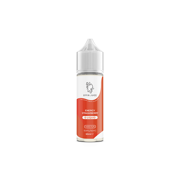 Load image into Gallery viewer, Nicotine-Free EFFIN Juice 50ml Shortfill - Customizable 50VG/50PG Blend
