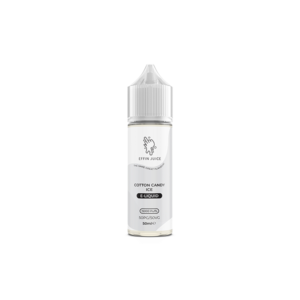 Nicotine-Free EFFIN Juice 50ml Shortfill - Customizable 50VG/50PG Blend