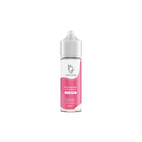 Nicotine-Free EFFIN Juice 50ml Shortfill - Customizable 50VG/50PG Blend