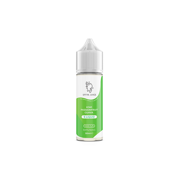 Nicotine-Free EFFIN Juice 50ml Shortfill - Customizable 50VG/50PG Blend