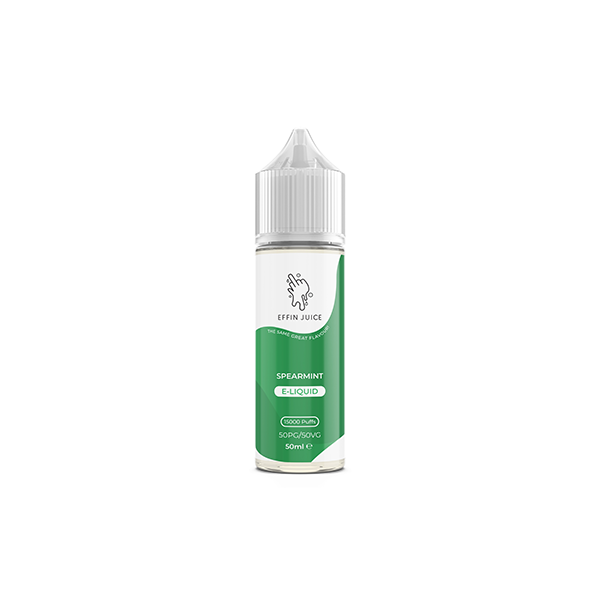 Nicotine-Free EFFIN Juice 50ml Shortfill - Customizable 50VG/50PG Blend