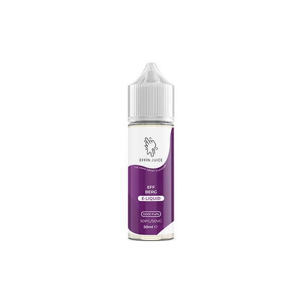 Load image into Gallery viewer, Nicotine-Free EFFIN Juice 50ml Shortfill - Customizable 50VG/50PG Blend
