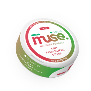 Muse Mix 6 mg nikotiinipusseja - 20 Count Tub - tupakaton kokemus