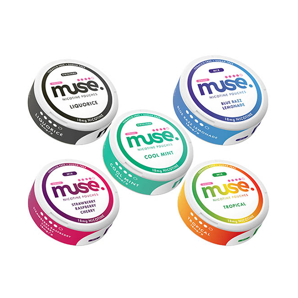 Load image into Gallery viewer, 18mg Muse Nicotine Pouches - 20 Flavors for Discreet Enjoyment
